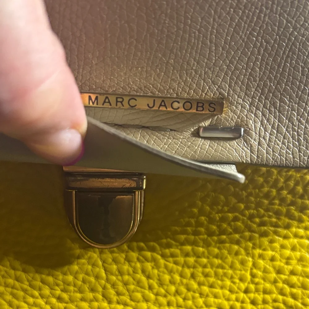 Marc Jacobs Sheltered Island colorblock leather handbag